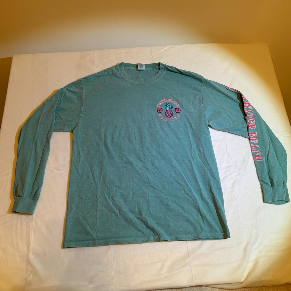 CLEARWATER BEACH FLORIDA LONG SLEEVE SHIRT WOMENS XL